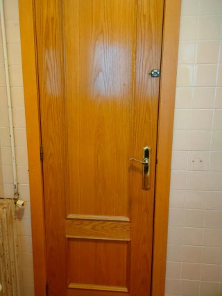 2 Puertas de Madera Maciza 60 cm