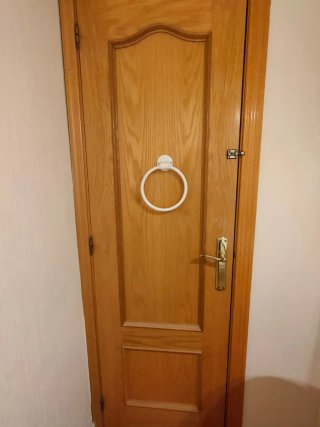 2 Puertas de Madera Maciza 60 cm