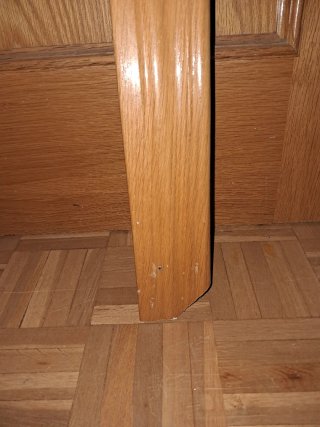 2 Puertas de Madera Maciza 60 cm