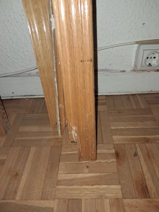 2 Puertas de Madera Maciza 60 cm