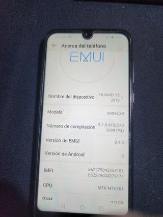 Huawei Y5 2019 Negro