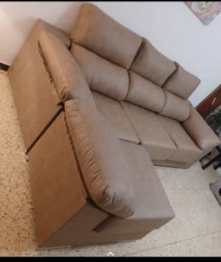 Sofá con chaise longue nuevo con envío 24h