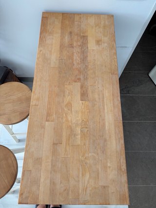 Carro de cocina IKEA con encimera de madera