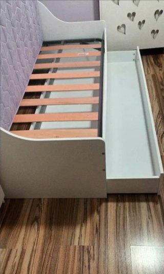 Cama Nido Infantil Blanca+Colchón