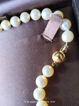 Collar + SET Perlas Cultivadas + Oro 18K - Romeu