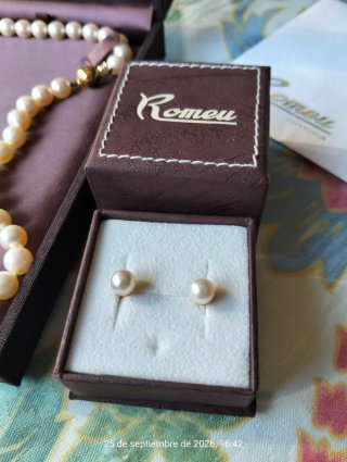 Collar + SET Perlas Cultivadas + Oro 18K - Romeu