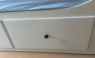Cama Diván + Cómoda IKEA Hemnes Blanco