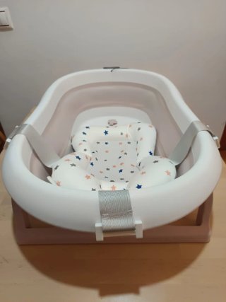 Bañera plegable bebé con cojín ( term No funciona)