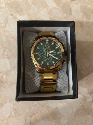 Reloj Festina Dorado y Verde