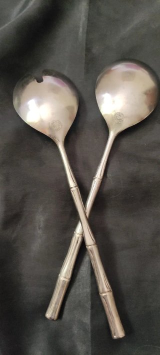 Vajilla utensilios ensalada italiana bañada plata