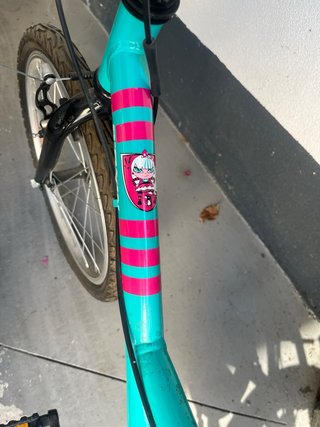 Bicicleta Infantil Turquesa y Rosa