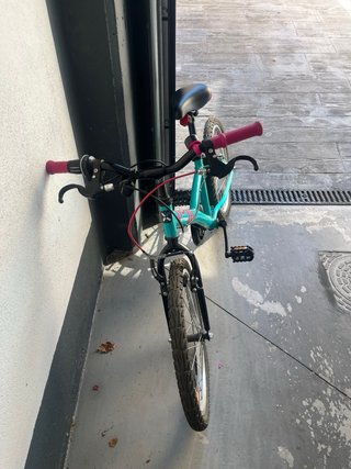 Bicicleta Infantil Turquesa y Rosa
