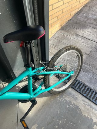 Bicicleta Infantil Turquesa y Rosa