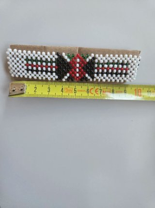 Pulsera Kenya abalorios Africana Masai sin cierre