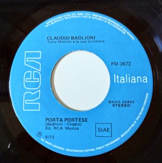 Vinile 45 giri Claudio Baglioni - Questo Piccolo