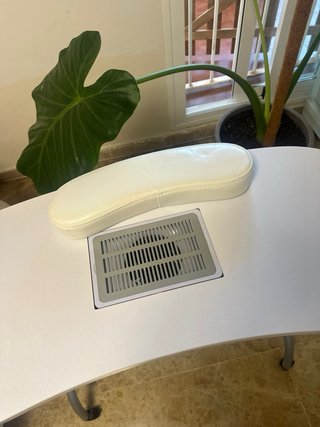 Mesa de Manicura Plegable Blanca