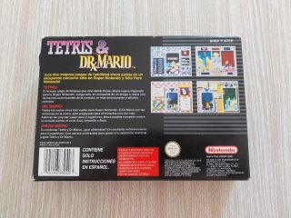 TETRIS & DR. MARIO PAL ESPAÑA SUPER NINTENDO