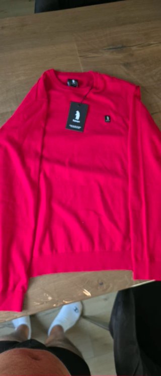 Maglione Refrigue rosso taglia L nuovo