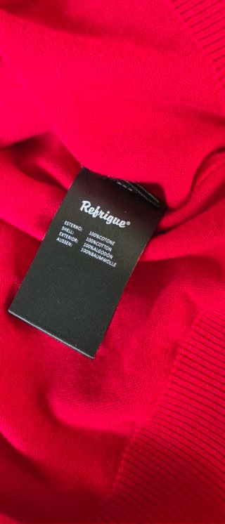 Maglione Refrigue rosso taglia L nuovo