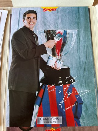 Carpeta FC Barcelona Campeones Liga 97/98