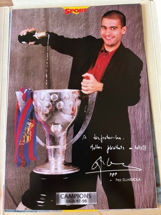 Carpeta FC Barcelona Campeones Liga 97/98