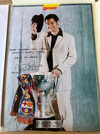 Carpeta FC Barcelona Campeones Liga 97/98