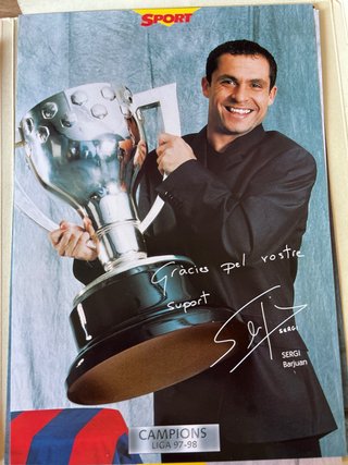 Carpeta FC Barcelona Campeones Liga 97/98