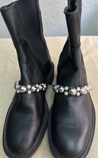 Botines Negros Zara Talla 38