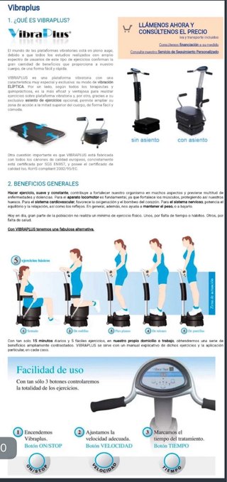 Plataforma vibratoria Vibraplus
