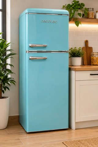 Nevera Cecotec Celeste Vintage