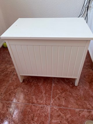 Banco de almacenaje blanco Ikea