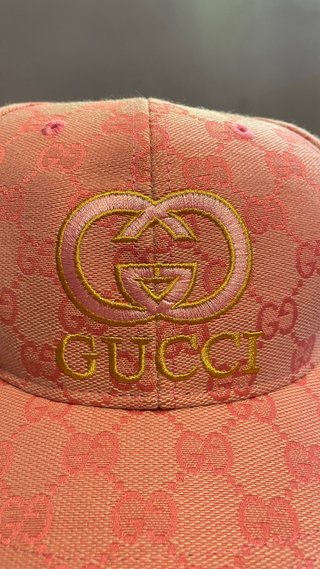 Gorra Gucci Rosa GG Logo