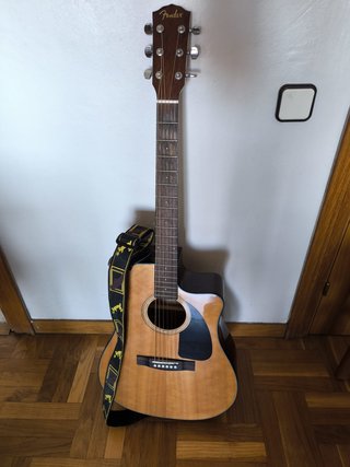 Guitarra Electroacústica Fender CD-60CE + funda