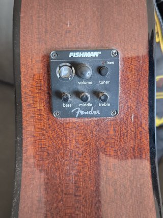 Guitarra Electroacústica Fender CD-60CE + funda