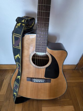 Guitarra Electroacústica Fender CD-60CE + funda