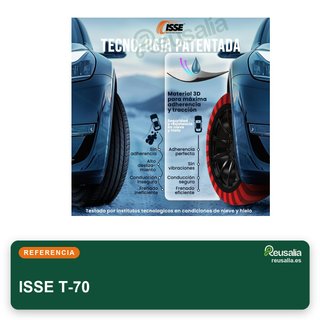 ISSE T-70 cadenas nieve coche antideslizantes