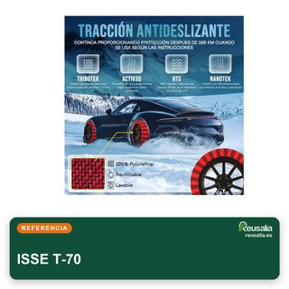ISSE T-70 cadenas nieve coche antideslizantes