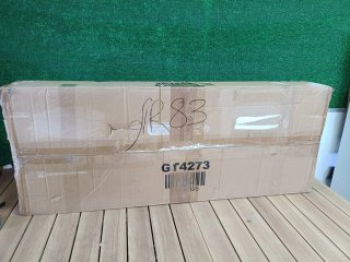 Costway Arco de pérgola metálico de 240 cm, Negro