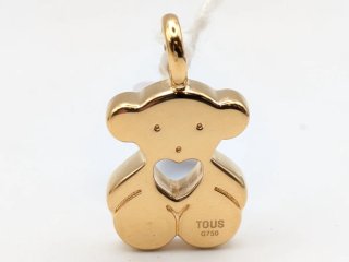 Colgante Tous Oso Corazón Oro 18K