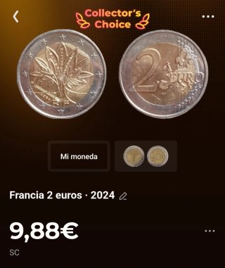 Moneda 2€ Francia 2024