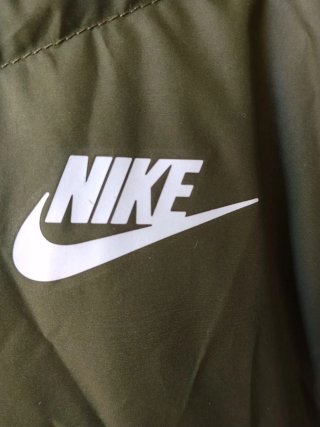 Parka Larga Nike Storm-FIT Roja y Azul XL