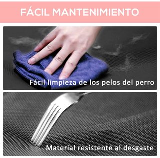 Cama Elevada para Perros Roja y Negra