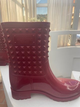 Botas de Agua Valentino Rojas Talla 41