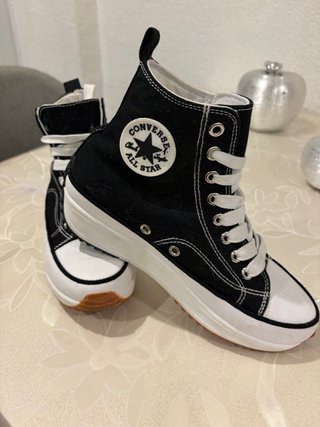 Zapatillas Converse Negras Suela Blanca