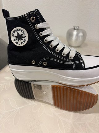 Zapatillas Converse Negras Suela Blanca