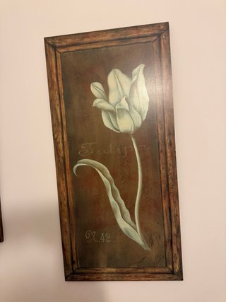 Set de 2 Cuadros Decorativos con Tulipanes