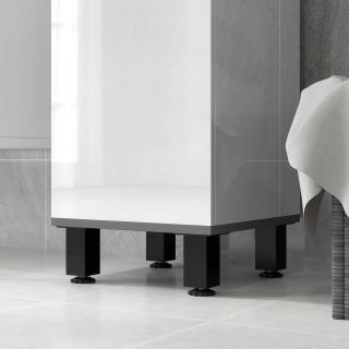 Armario alto de baño con 2 compartimentos con esta