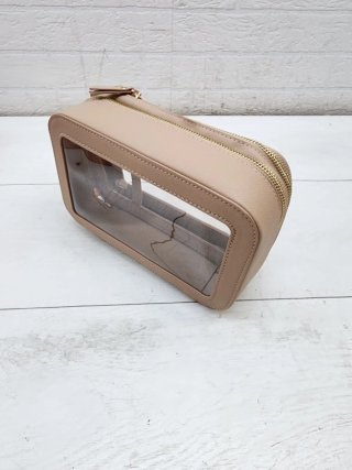 Neceser cosmético maquillaje transparente