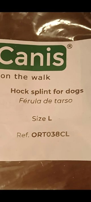 Férula Talla L para Perro