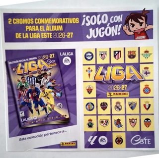 Cromo Conmemorativo Liga Este 26-27